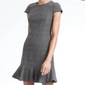 Banana republic godet dress